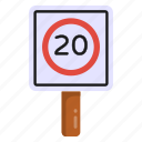 traffic sign, road sign, traffic board, road post, speed board 