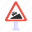 traffic sign, road sign, traffic board, steep road, steep ascent 