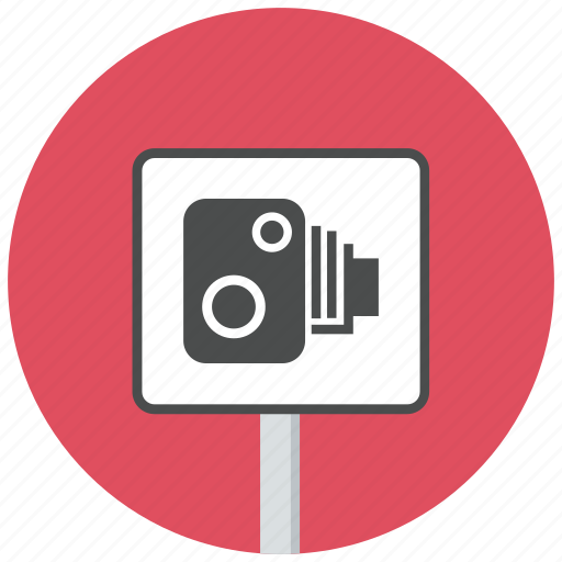 Camera, sign, speed camera, traffic sign icon - Download on Iconfinder