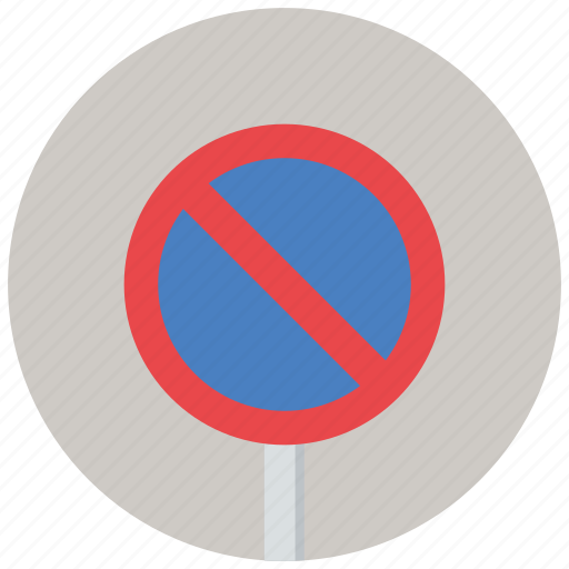 No waiting, traffic sign, warning, warning sign icon - Download on Iconfinder