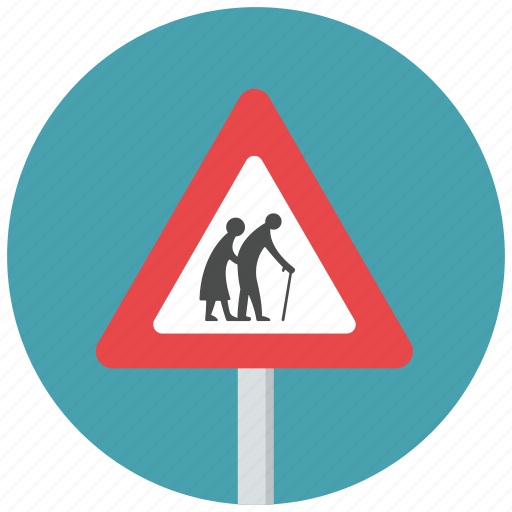 Blind, caution, crossing, disabled, elder, frail, reduce speed icon - Download on Iconfinder