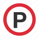 parking, traffic sign, warning, warning sign