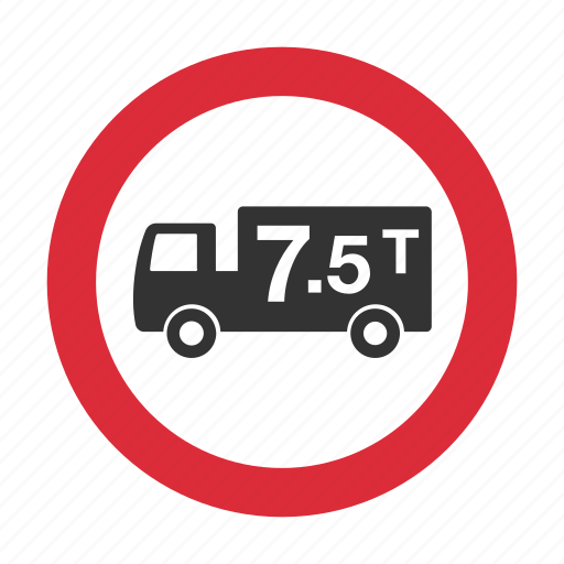 Gross weight, maximum weight, traffic sign, warning sign, weight, weight limit icon - Download on Iconfinder