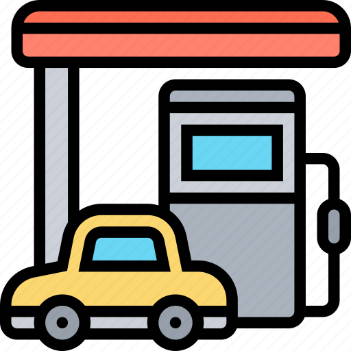 Gas, petrol, station, fuel, service icon - Download on Iconfinder