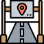 guidepost, direction, distance, street, navigation 