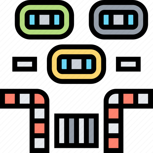 Junction, road, intersection, street, crossroads icon - Download on Iconfinder