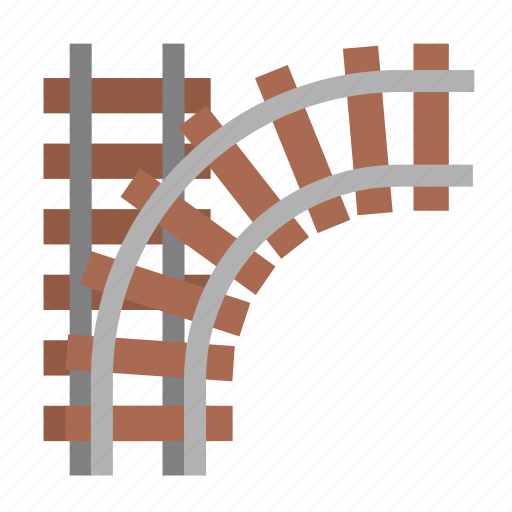 Railroad, railway, track, train, architecture and city, rail, transport icon - Download on Iconfinder
