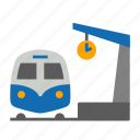 train, subway, platform, station, railroad, railway, public transport
