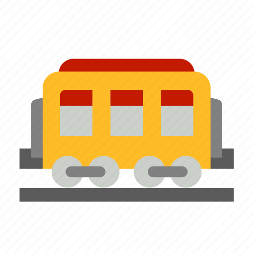 Transportation, public transport, railway, train, wagon, truck, container icon - Download on Iconfinder