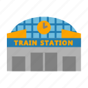 train station, railway, station, platform, train, travel, subway, building