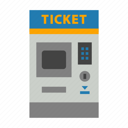 Ticket machine, subway, train, ticket, machine, automatic, transportation icon - Download on Iconfinder