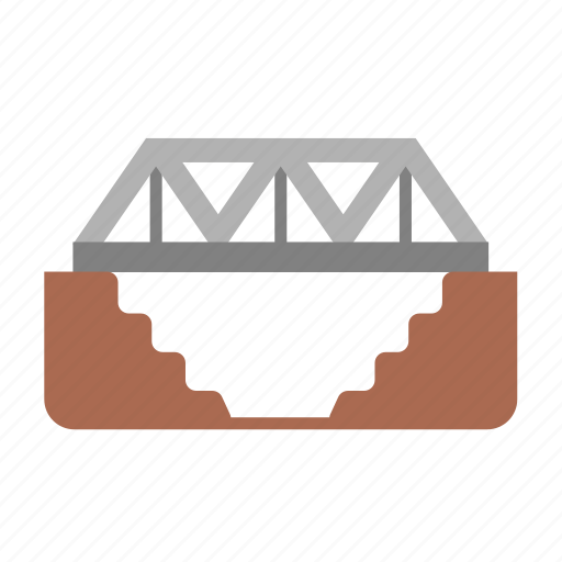 Tracks, bridge, railway, train, canal, road, arched icon - Download on Iconfinder
