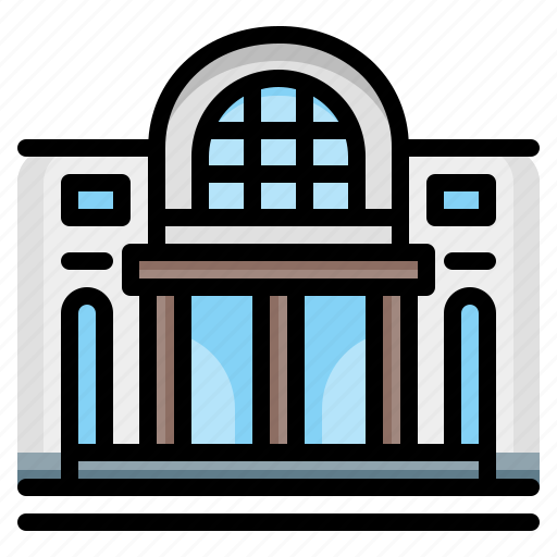 Train, station, railway, architecture, and, city, transportation icon - Download on Iconfinder