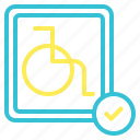accesibility, disabled, sign, handicap, signaling, wheelchair, disability