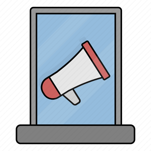 Advertising, station, train, megaphone icon - Download on Iconfinder