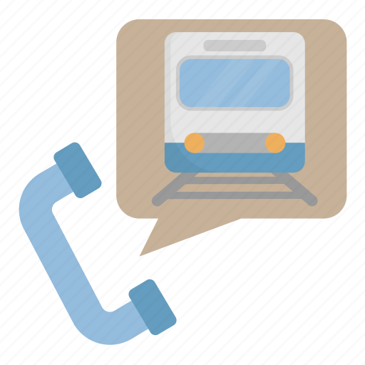 Train, call, station, service icon - Download on Iconfinder