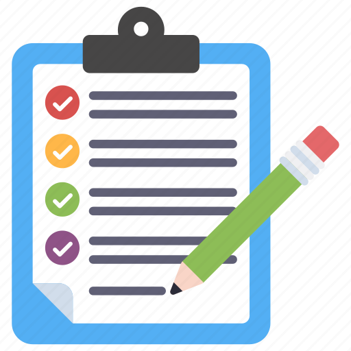 Checklist, list, todo, agenda list, worksheet icon - Download on Iconfinder
