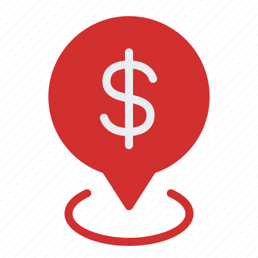 Location, money, maps and location, map point icon - Download on Iconfinder