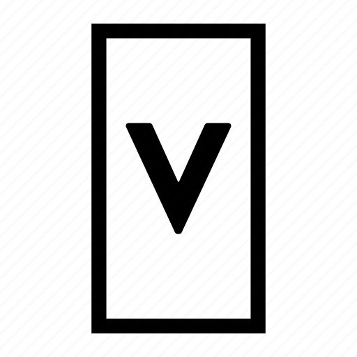 Vertical icon - Download on Iconfinder on Iconfinder