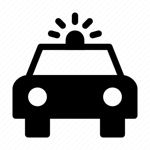 Car, crime, police car, siren, transportation, vehicle icon - Download on Iconfinder
