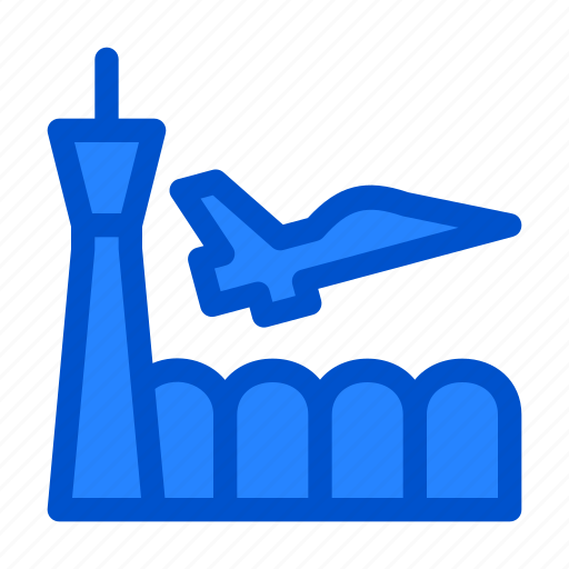 Aeronautical, air force base, aircraft fighter, army, attack jets, fighter, military icon - Download on Iconfinder