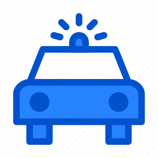 Car, crime, police car, siren, transportation, vehicle icon - Download on Iconfinder