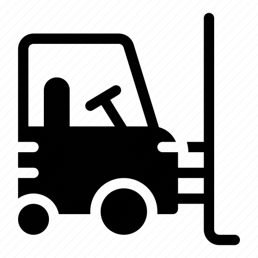 Forklift, lift, shipping and delivery, transport, transportation, truck, vehicle icon - Download on Iconfinder