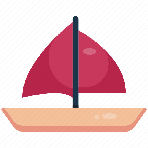 Boat, transport, sailboat, transportation, vehicle, logistic, traffic icon - Download on Iconfinder