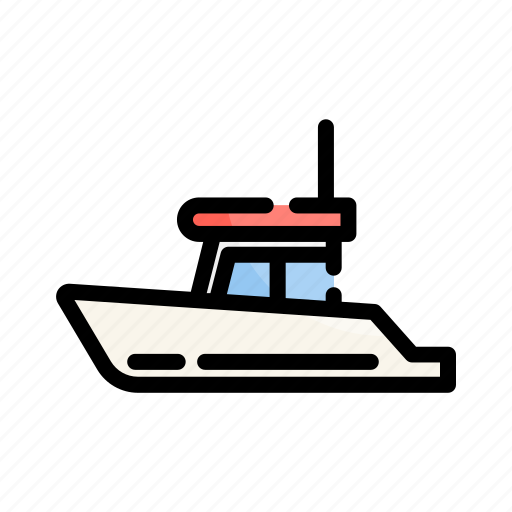 Boat, sea, ocean, vehicle, transport, transportation, travel icon - Download on Iconfinder