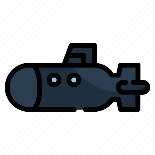 Submarine, military, ship, army, boat icon - Download on Iconfinder