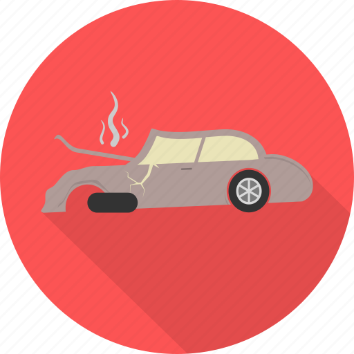 Accident, broken car, car, crash, engine, transport, vehicle icon - Download on Iconfinder