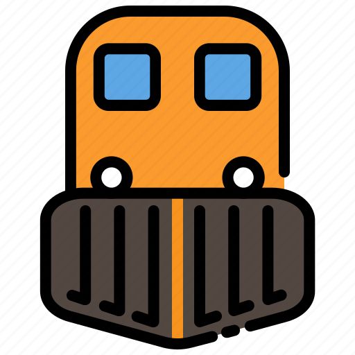 Transport, bus, public, vehicle, object, train, station icon - Download on Iconfinder