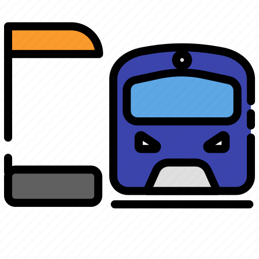 Transport, bus, public, vehicle, object, train, transportation icon - Download on Iconfinder