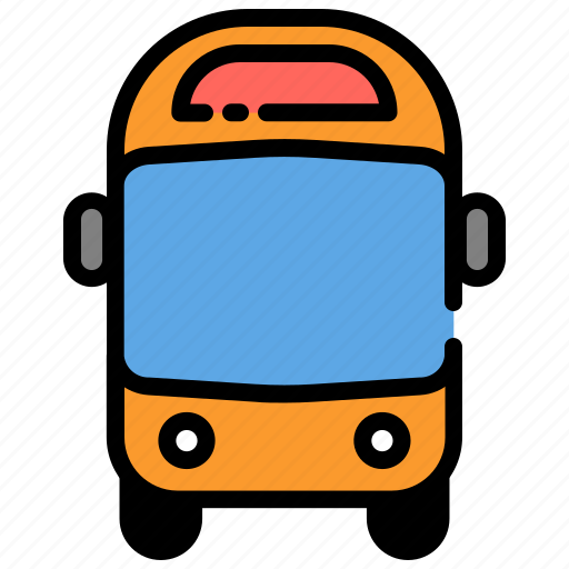 Transport, bus, public, vehicle, object, car, school icon - Download on Iconfinder