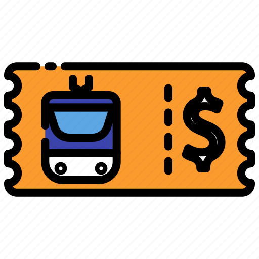 Transport, bus, public, vehicle, object, ticket, transportation icon - Download on Iconfinder