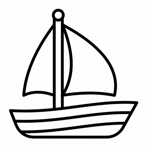 Sailboat, sailing, boat, yacht, sail, nautical icon - Download on Iconfinder