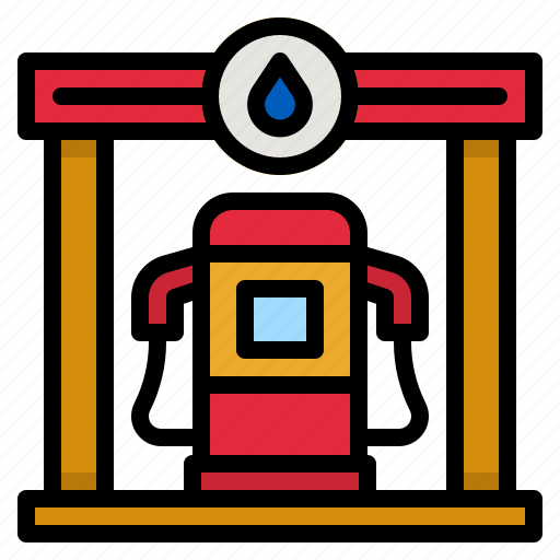 Gas, station, fuel, petrol, gasoline icon - Download on Iconfinder
