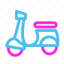 motorcyle, bike, motorbike, motorcycle, scooter, transportation