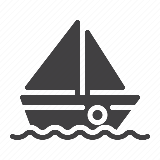 Sailboat, boat, water icon - Download on Iconfinder