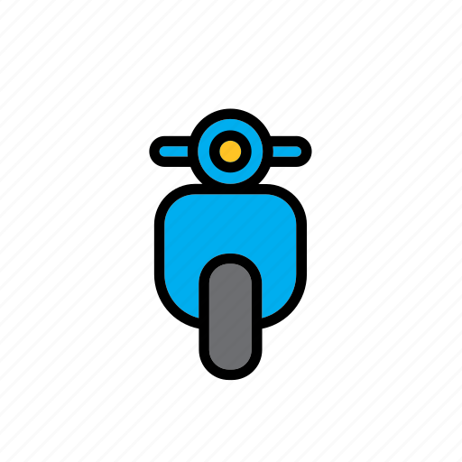 Moto, motorcycle, transport, vespa icon - Download on Iconfinder
