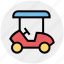 car carrier, cart, golf, golf car, golf cart 