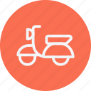 scooter, bike, motor, motorscooter, vehicle, vespa, transportation