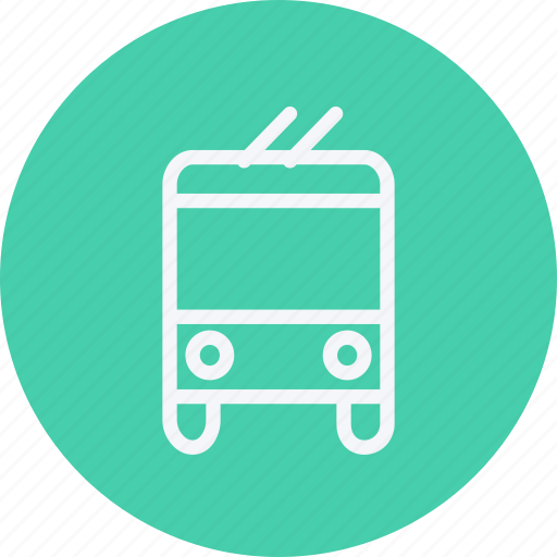 Electric, public, rail, tram, tramway, transport, vehicle icon - Download on Iconfinder