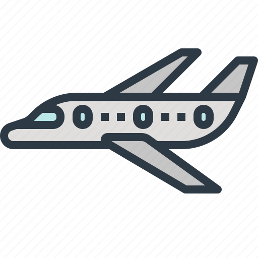 Airplane, flight, plane, transport, transportation, travel, vehicle icon - Download on Iconfinder