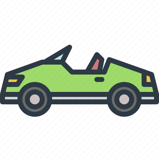 Automobile, cabriolet, car, transport, transportation, travel, vintage icon - Download on Iconfinder