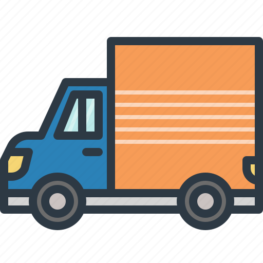 Automobile, car, delivery, logistics, transport, transportation, truck icon - Download on Iconfinder