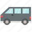 automobile, car, delivery, transport, transportation, travel, van 