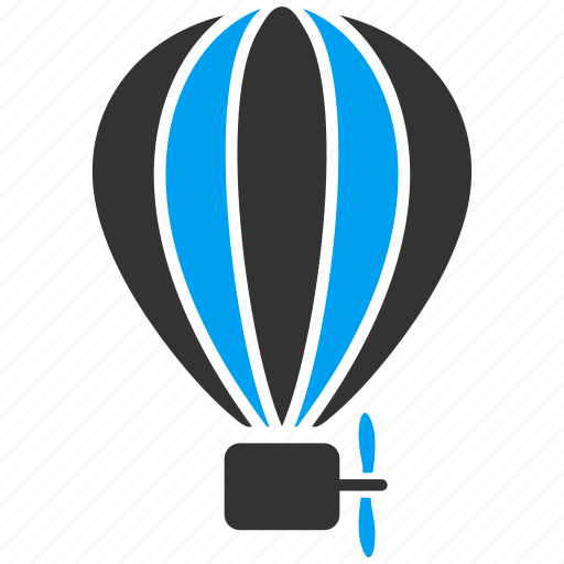 Aerostat, airship, balloon, baloon, flight, fly, air trip icon - Download on Iconfinder