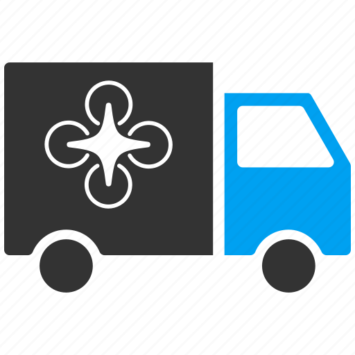 Deliver, delivery, logistics, shipment, transportation, drone, quadcopter icon - Download on Iconfinder