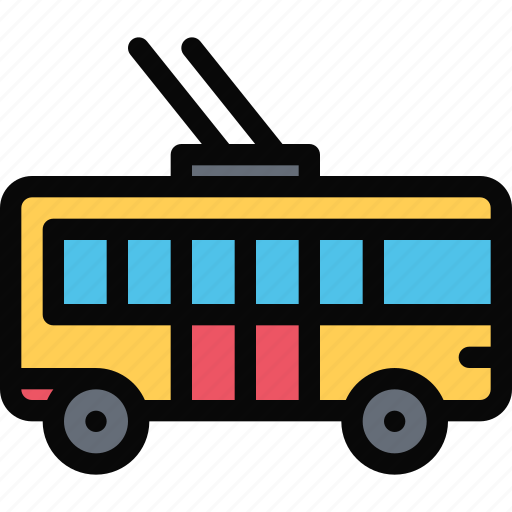 Car, logistics, machine, transport, transportation, trolleybus icon - Download on Iconfinder